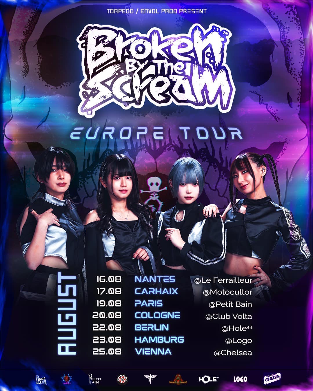 Broken By The Scream Announces August 2024 European Tour
