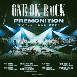 ONE OK ROCK Announces 2024 Premonition World Tour