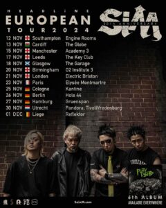 SiM Announces First Full Headline Tour in UK & Europe