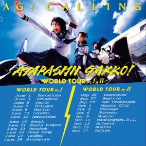 Atarashii Gakko! Announces World Tour 2024