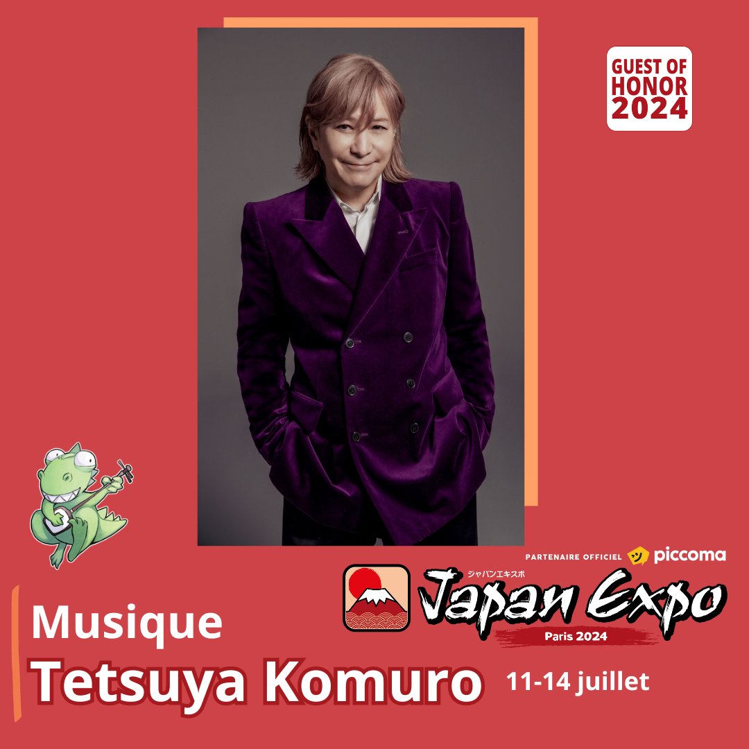 Tetsuya Komuro to Headline Japan Expo 2024 as Music Guest of Honor