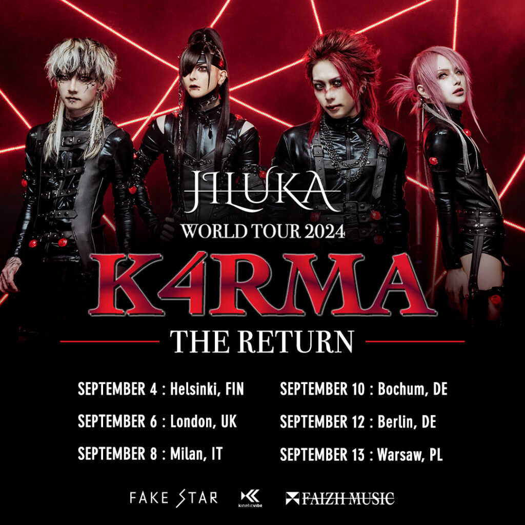JILUKA Announces “K4RMA: The Return” World Tour 2024
